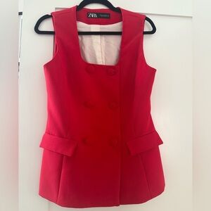 Zara Women's Bold Red Vest